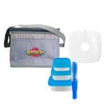 Custom Gray Graph Chilled Lunch Set with Company Logo - Personalized Bulk Corporate Gift - 2