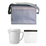 Custom Gray Graph Soup & Sandwich Set with Company Logo - Personalized Bulk Corporate Gift - 5