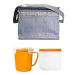 Custom Gray Graph Soup & Sandwich Set with Company Logo - Personalized Bulk Corporate Gift - 7