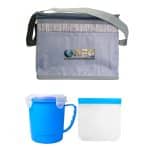 Custom Gray Graph Soup & Sandwich Set with Company Logo - Personalized Bulk Corporate Gift - 8