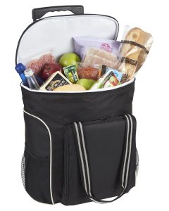 Custom Hampton 26L On the Go Rolling Cooler with Company Logo - Personalized Bulk Corporate Gift