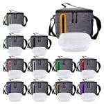 Custom Handy Oval Lunch Set with Company Logo - Personalized Bulk Corporate Gift - 1