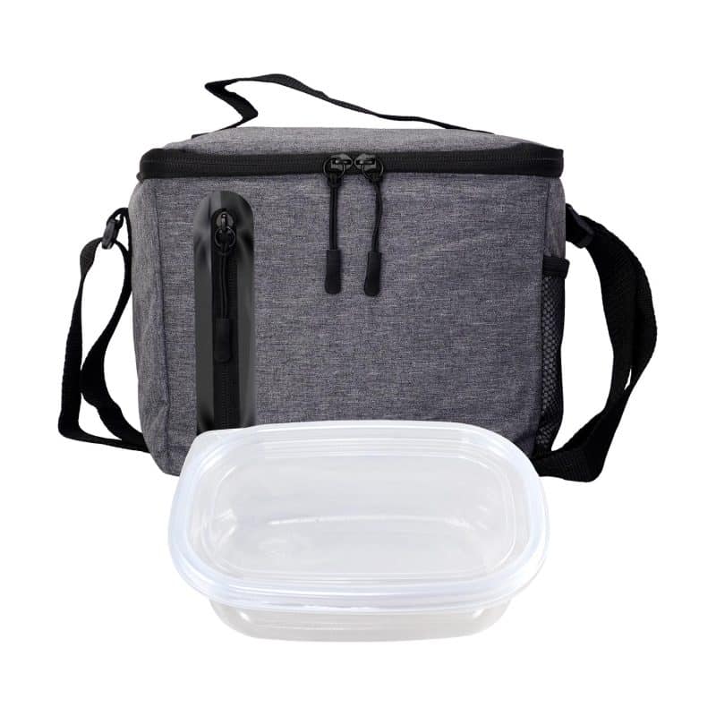 Custom Handy Oval Lunch Set with Company Logo - Personalized Bulk Corporate Gift - 3