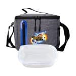 Custom Handy Oval Lunch Set with Company Logo - Personalized Bulk Corporate Gift - 4