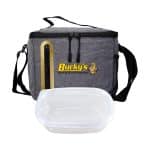 Custom Handy Oval Lunch Set with Company Logo - Personalized Bulk Corporate Gift - 6