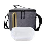 Custom Handy Oval Lunch Set with Company Logo - Personalized Bulk Corporate Gift - 7