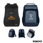 Custom Igloo MaxCold Evergreen 24-Can RPET Backpack with Company Logo - Personalized Bulk Corporate Gift