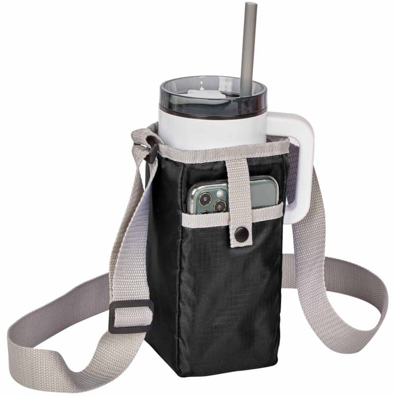 Custom Insulated Bottle Sling with Company Logo - Personalized Bulk Corporate Gift - 4