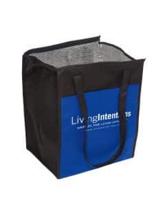Custom Insulated Shopping Tote Bag with Company Logo - Personalized Bulk Corporate Gift