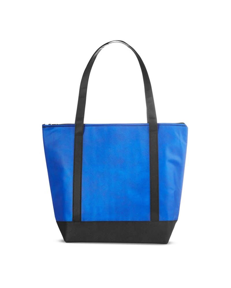Custom Medium Size Non-Woven Cooler Tote Bag with Company Logo - Personalized Bulk Corporate Gift - 2