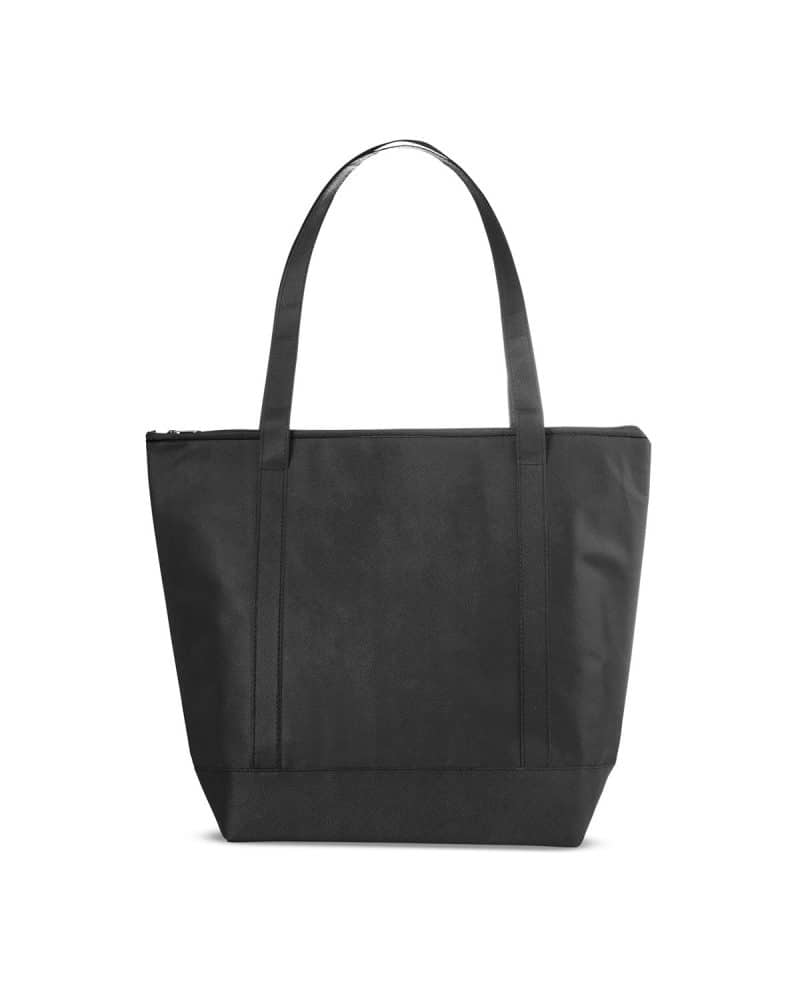 Custom Medium Size Non-Woven Cooler Tote Bag with Company Logo - Personalized Bulk Corporate Gift - 6