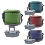 Custom Modern Carry On Lunch Box Kit with Company Logo - Personalized Bulk Corporate Gift - 1