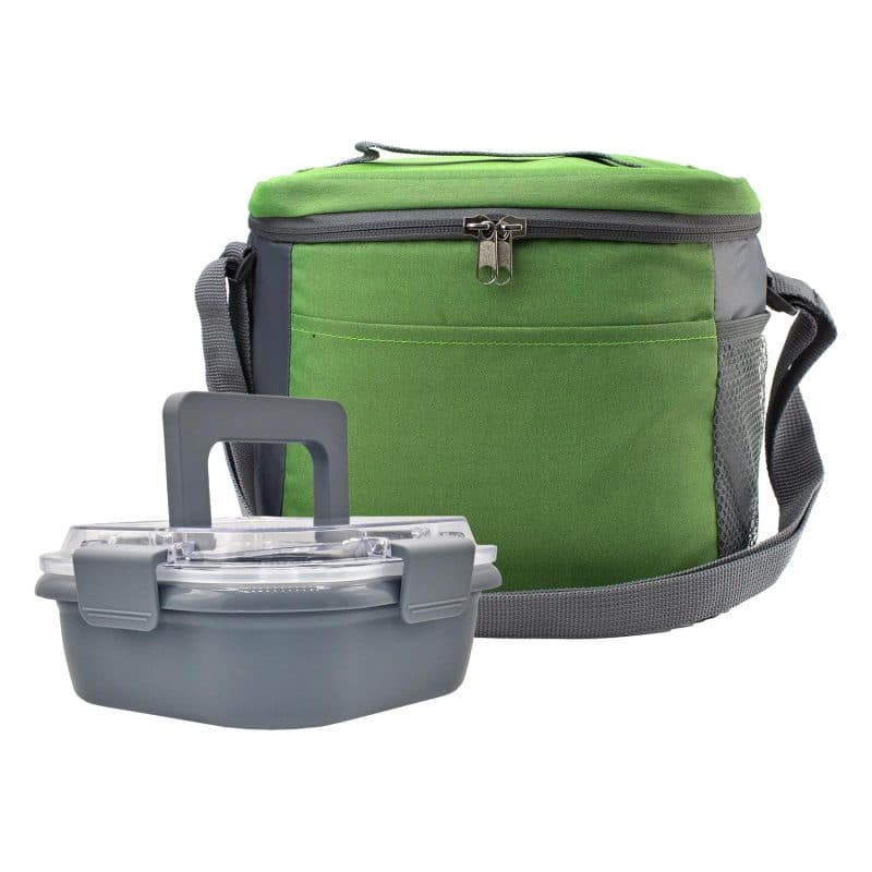 Custom Modern Carry On Lunch Box Kit with Company Logo - Personalized Bulk Corporate Gift - 3