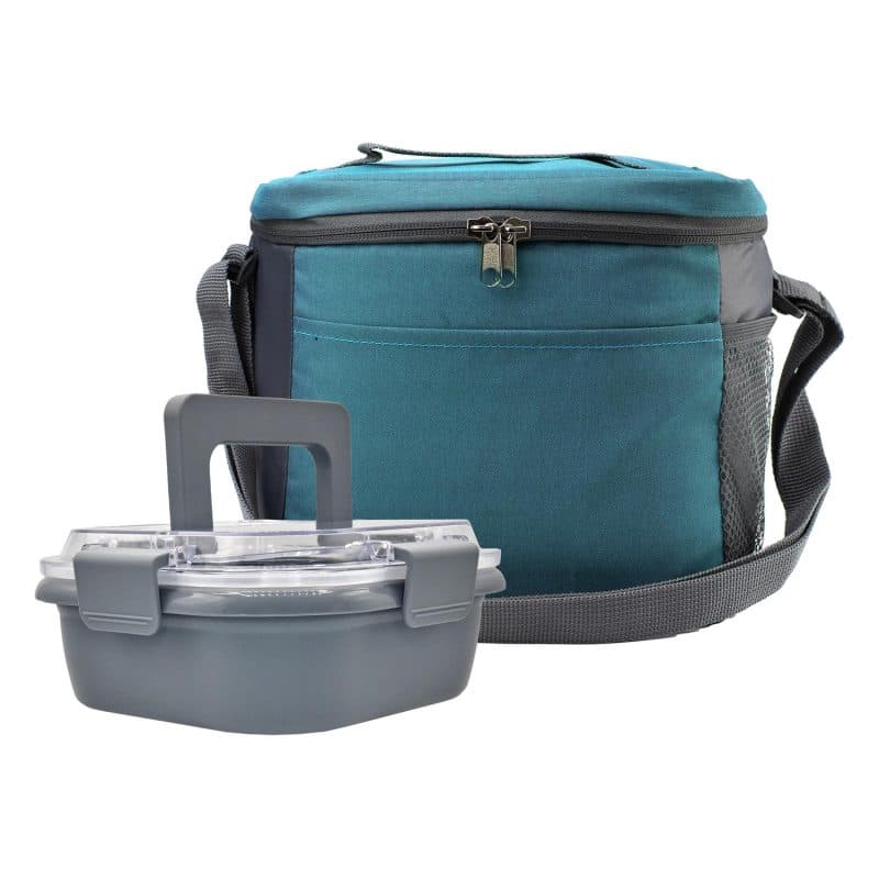 Custom Modern Carry On Lunch Box Kit with Company Logo - Personalized Bulk Corporate Gift - 9