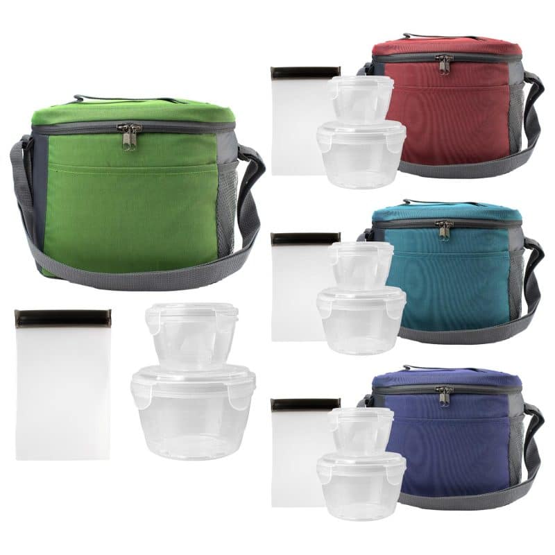 Custom Modern Nested Snack Set with Company Logo - Personalized Bulk Corporate Gift - 1