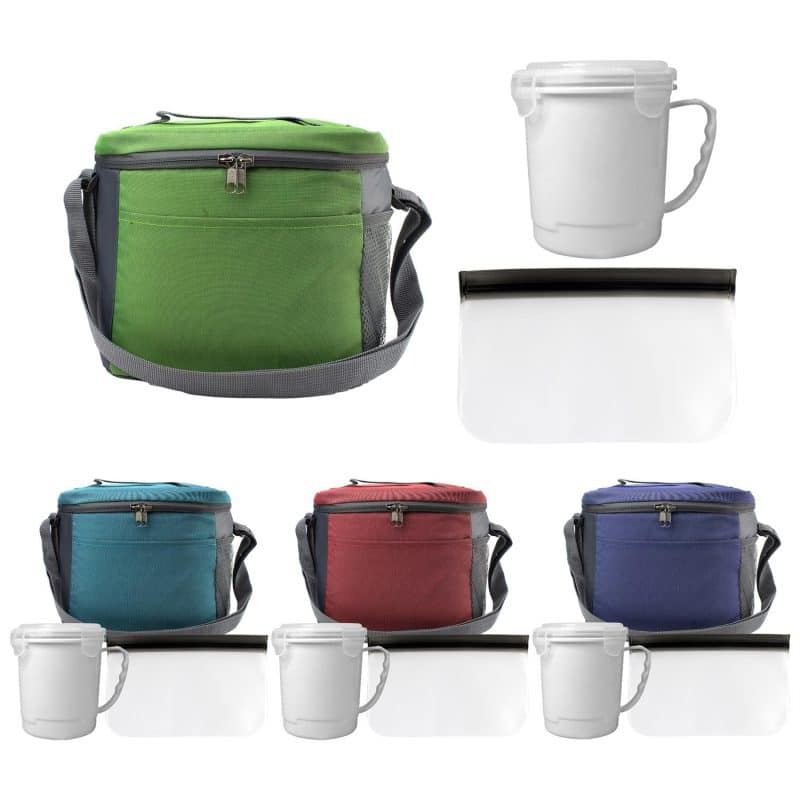 Custom Modern Soup & Snack Set with Company Logo - Personalized Bulk Corporate Gift - 1