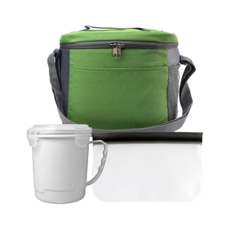 Custom Modern Soup & Snack Set with Company Logo - Personalized Bulk Corporate Gift - 3