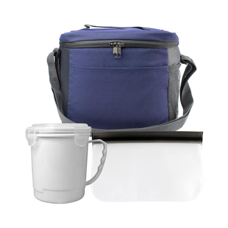 Custom Modern Soup & Snack Set with Company Logo - Personalized Bulk Corporate Gift - 5