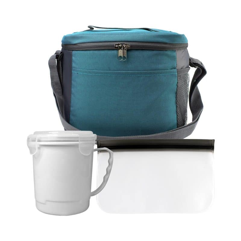 Custom Modern Soup & Snack Set with Company Logo - Personalized Bulk Corporate Gift - 9