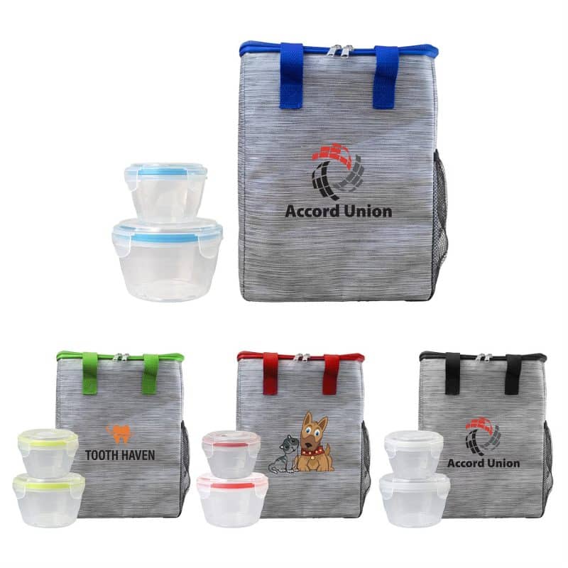 Custom Nested Tote Set with Company Logo - Personalized Bulk Corporate Gift