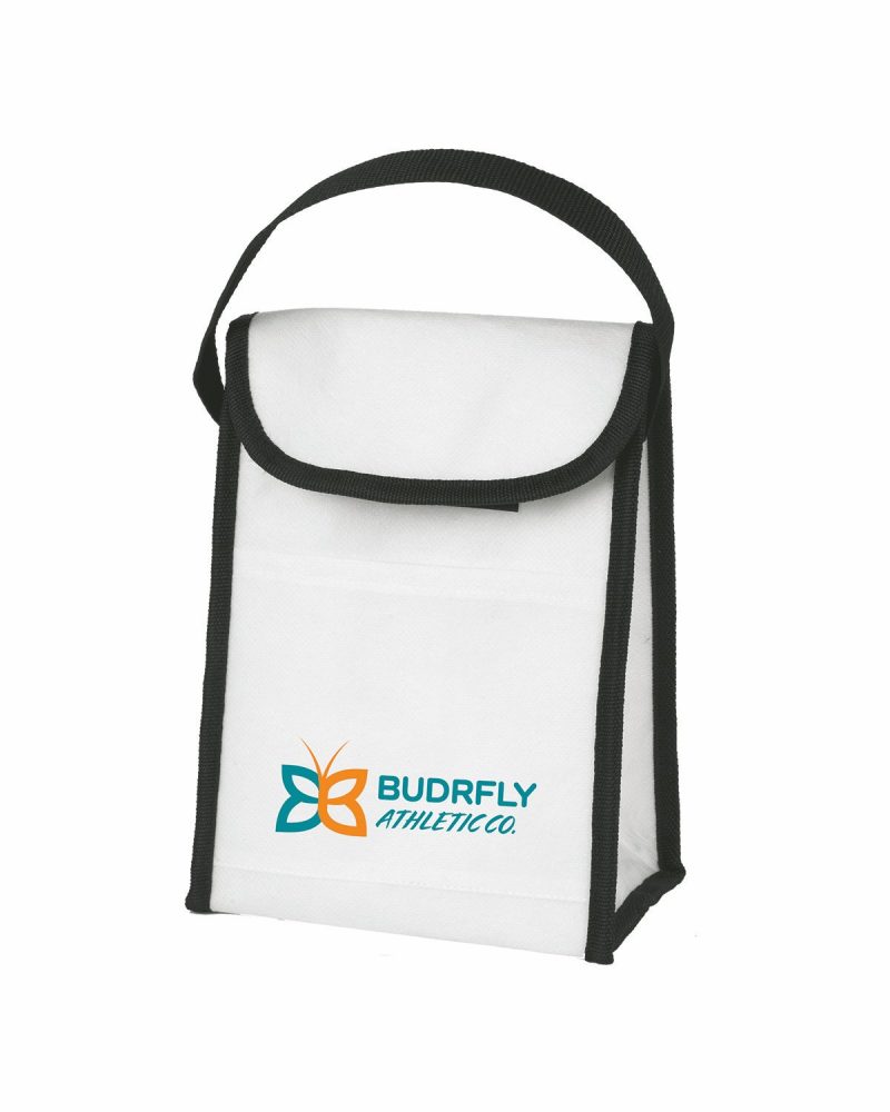 Custom Non-Woven Lunch Cooler Bag with Company Logo - Personalized Bulk Corporate Gift
