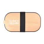 Custom Osaka Bento Lunch Box - Black with Company Logo - Personalized Bulk Corporate Gift - 5