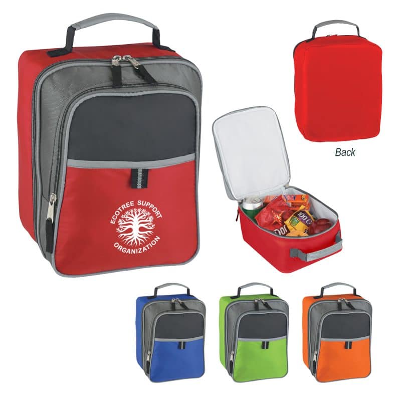 Custom Pack It Up Lunch Bag with Company Logo - Personalized Bulk Corporate Gift