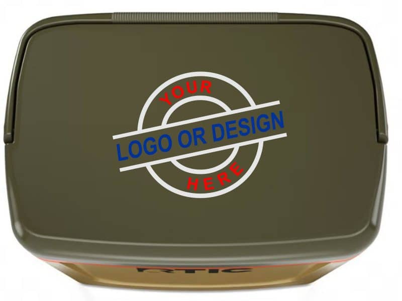 Custom RTIC 8 Qt Road Trip Cooler with Company Logo - Personalized Bulk Corporate Gift - 1