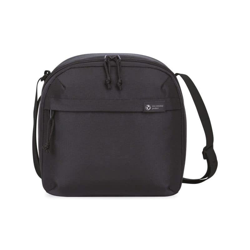 Custom Renew AWARE™ rPET Lunch Cooler - Black with Company Logo - Personalized Bulk Corporate Gift - 1