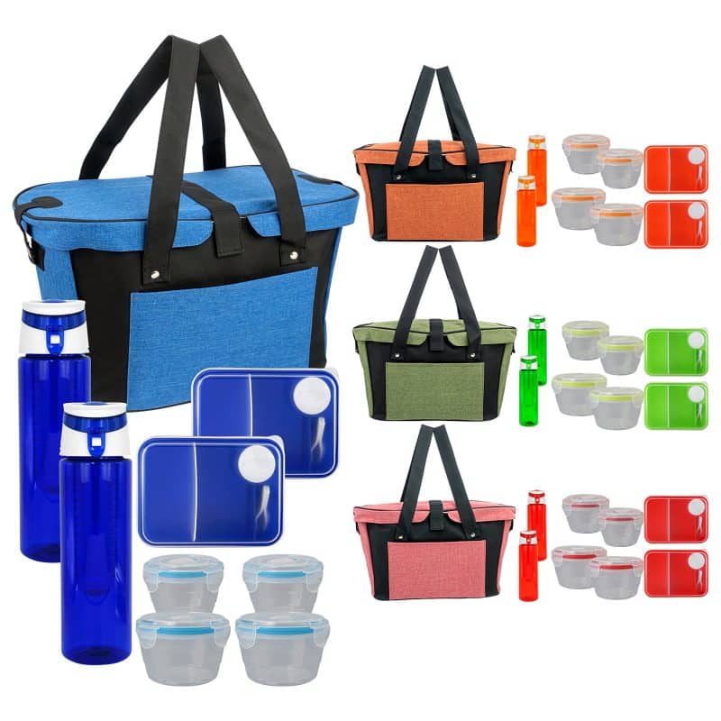 Custom Ridge Deluxe Picnic Set with Company Logo - Personalized Bulk Corporate Gift - 1