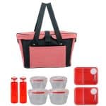 Custom Ridge Deluxe Picnic Set with Company Logo - Personalized Bulk Corporate Gift - 6