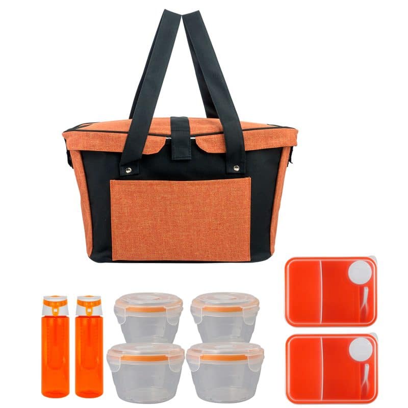 Custom Ridge Deluxe Picnic Set with Company Logo - Personalized Bulk Corporate Gift - 8