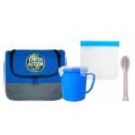 Custom Ridge Lunch & Cutlery Set with Company Logo - Personalized Bulk Corporate Gift - 2