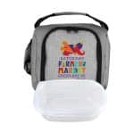Custom Ridge Up Front Handy Lunch Kit with Company Logo - Personalized Bulk Corporate Gift - 4