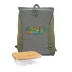 Custom Speck Boomerang Bamboo Lunch Set with Company Logo - Personalized Bulk Corporate Gift - 6