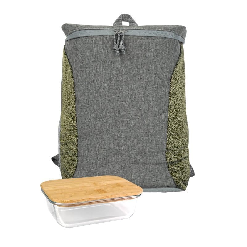 Custom Speck Boomerang Bamboo Lunch Set with Company Logo - Personalized Bulk Corporate Gift - 7