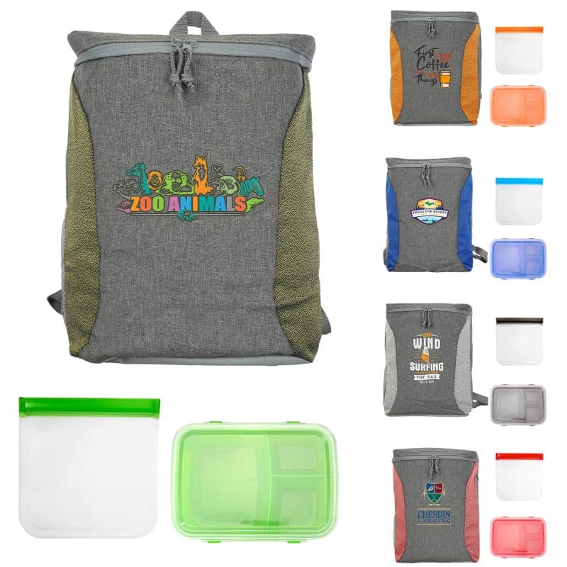 Custom Speck Boomerang Lunch To Go Sandwich Set with Company Logo - Personalized Bulk Corporate Gift