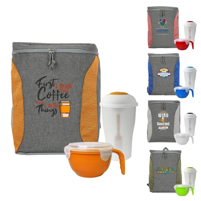 Custom Speck Boomerang Noodle & Salad Kit with Company Logo - Personalized Bulk Corporate Gift