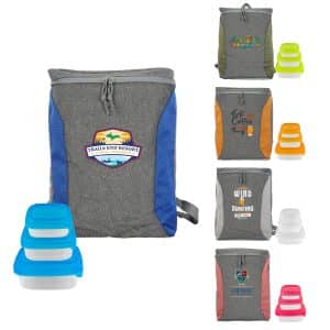 Custom Speck Boomerang Portion Control Lunch Set with Company Logo - Personalized Bulk Corporate Gift