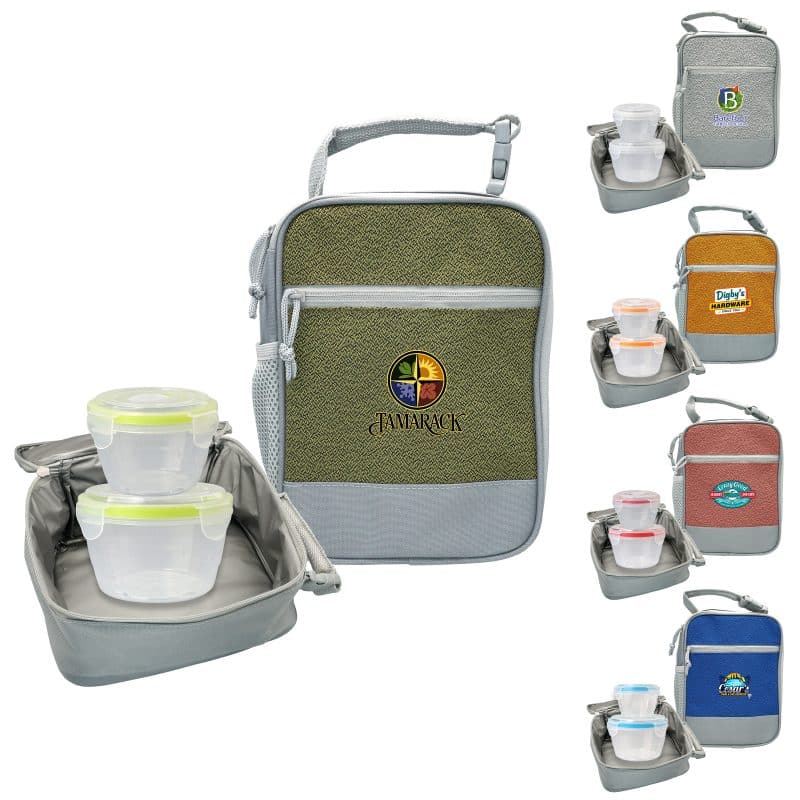 Custom Speck Handy Nested Lunch Set with Company Logo - Personalized Bulk Corporate Gift