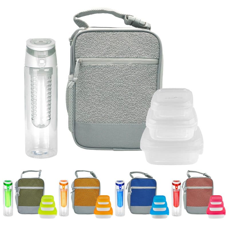 Custom Speck Handy Trendy Portion Control Set with Company Logo - Personalized Bulk Corporate Gift - 1