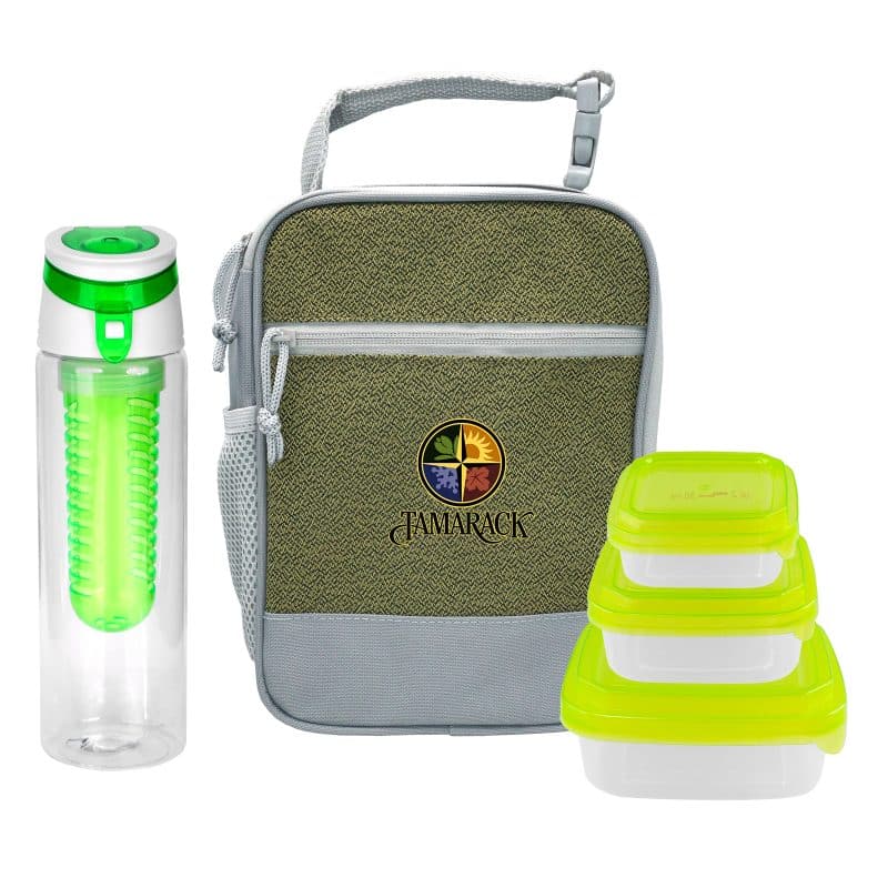 Custom Speck Handy Trendy Portion Control Set with Company Logo - Personalized Bulk Corporate Gift - 6