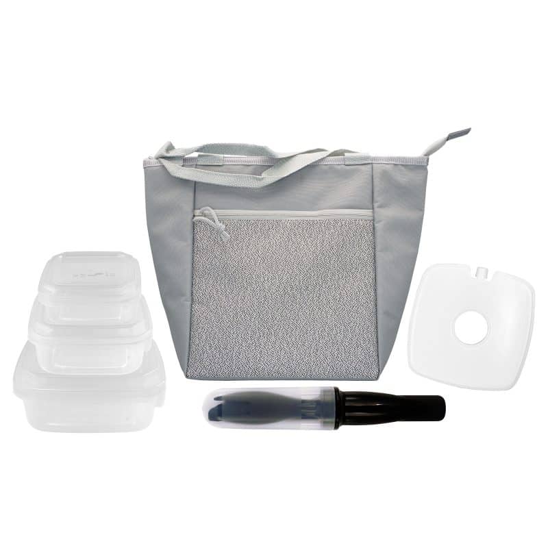 Custom Speck Portion Control Cutlery Chiller Tote with Company Logo - Personalized Bulk Corporate Gift - 3