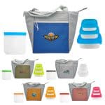 Custom Speck Portion Control Sandwich Tote Set with Company Logo - Personalized Bulk Corporate Gift
