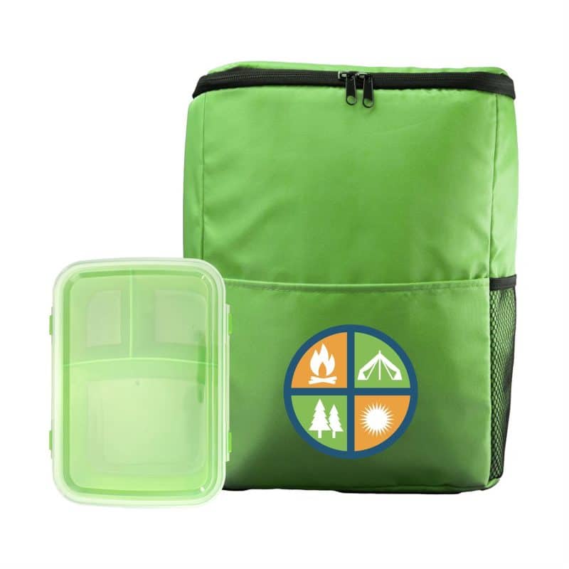 Custom Sporty RPET Lunch To Go Kit with Company Logo - Personalized Bulk Corporate Gift - 8