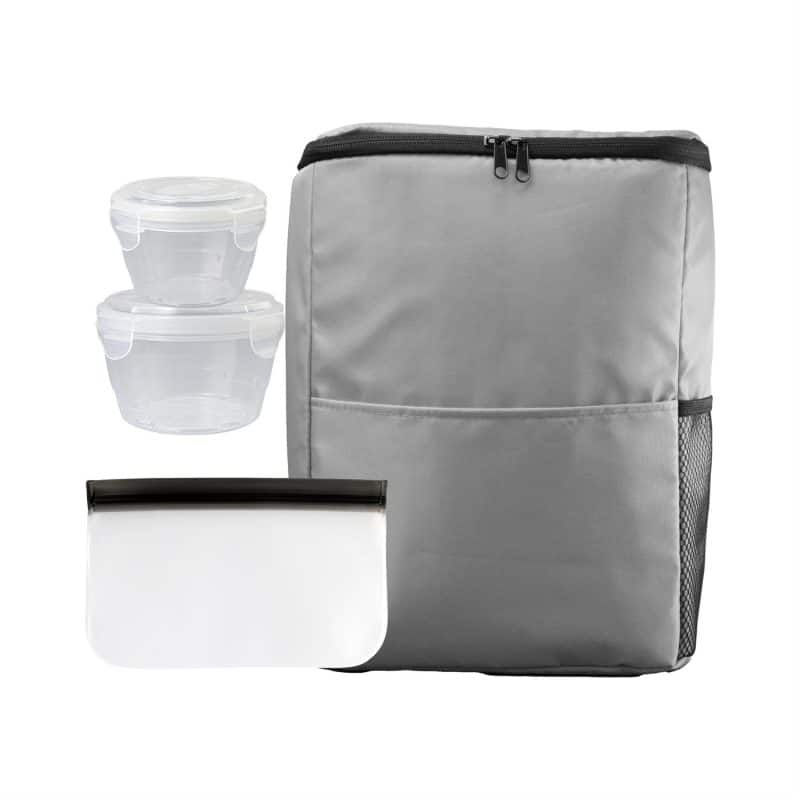 Custom Sporty RPET Nested Snack Set with Company Logo - Personalized Bulk Corporate Gift - 7