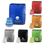 Custom Sporty RPET Portion Control Set with Company Logo - Personalized Bulk Corporate Gift