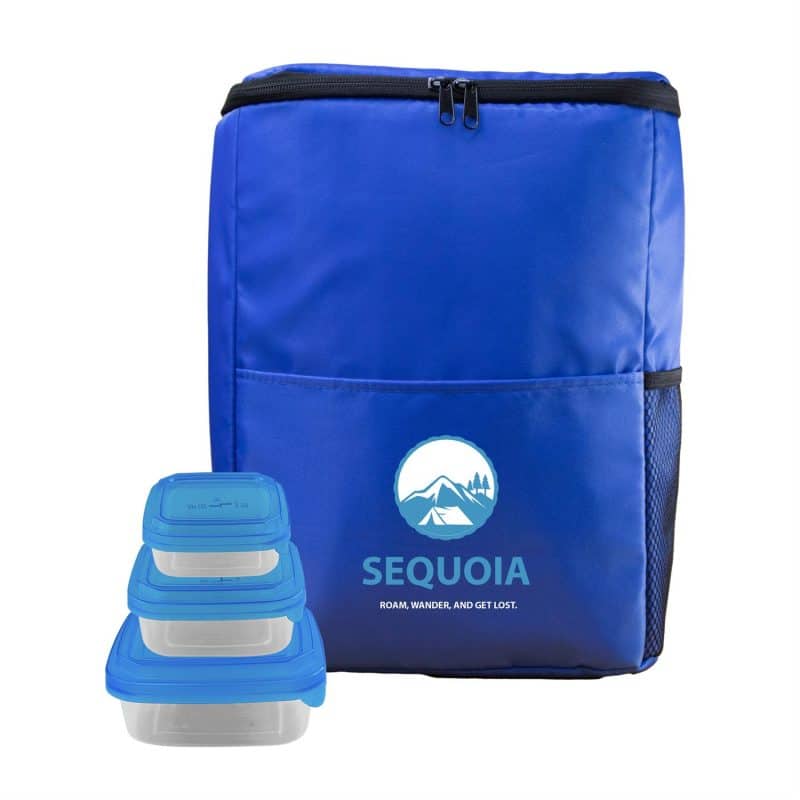 Custom Sporty RPET Portion Control Set with Company Logo - Personalized Bulk Corporate Gift - 4