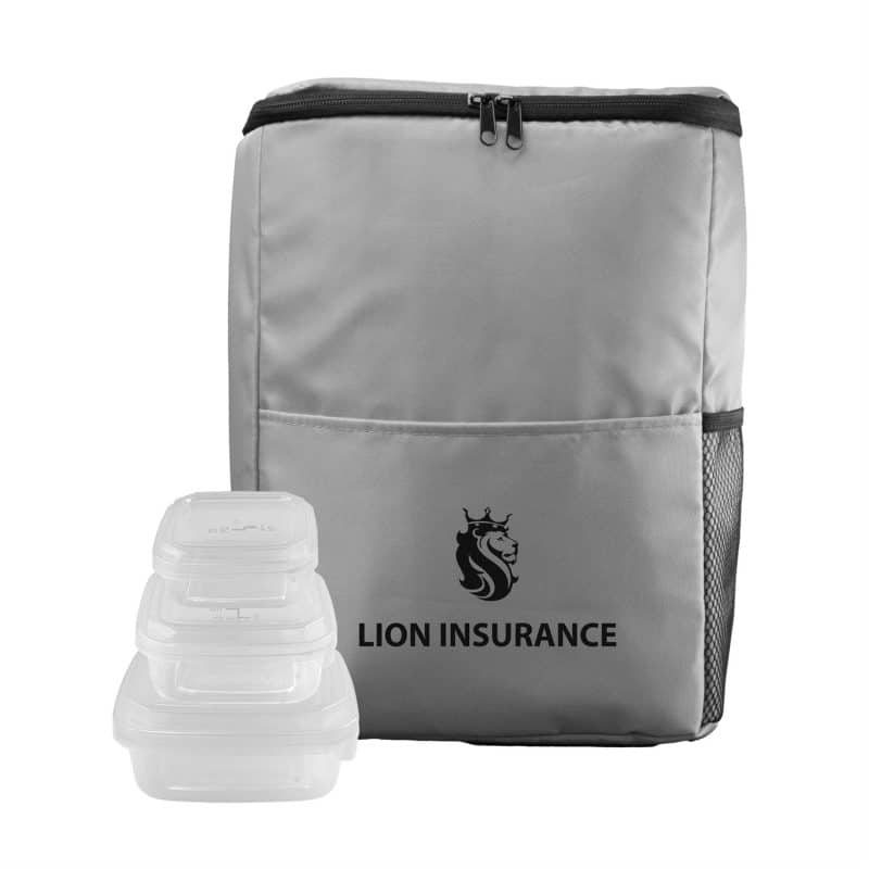 Custom Sporty RPET Portion Control Set with Company Logo - Personalized Bulk Corporate Gift - 6