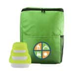 Custom Sporty RPET Portion Control Set with Company Logo - Personalized Bulk Corporate Gift - 8